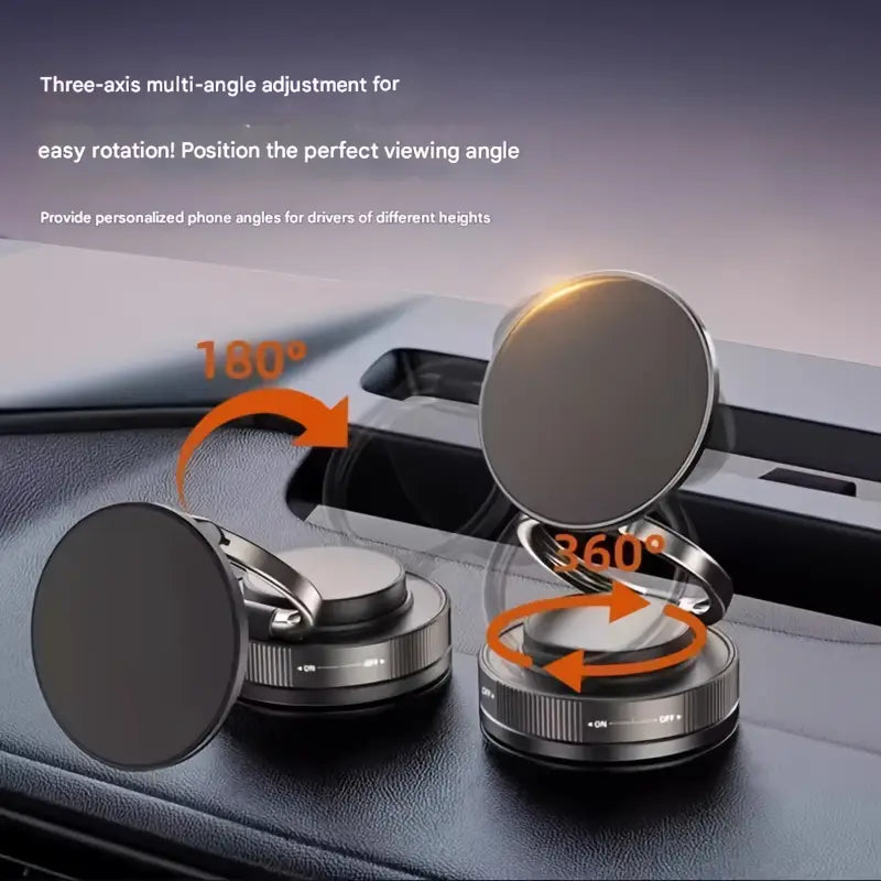 360 Degree Rotation Bracket Stand Strong Magnetic Car Phone Holder