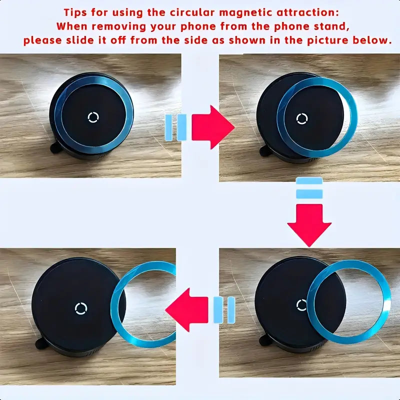Vacuum Magnetic Phone Holder Stands