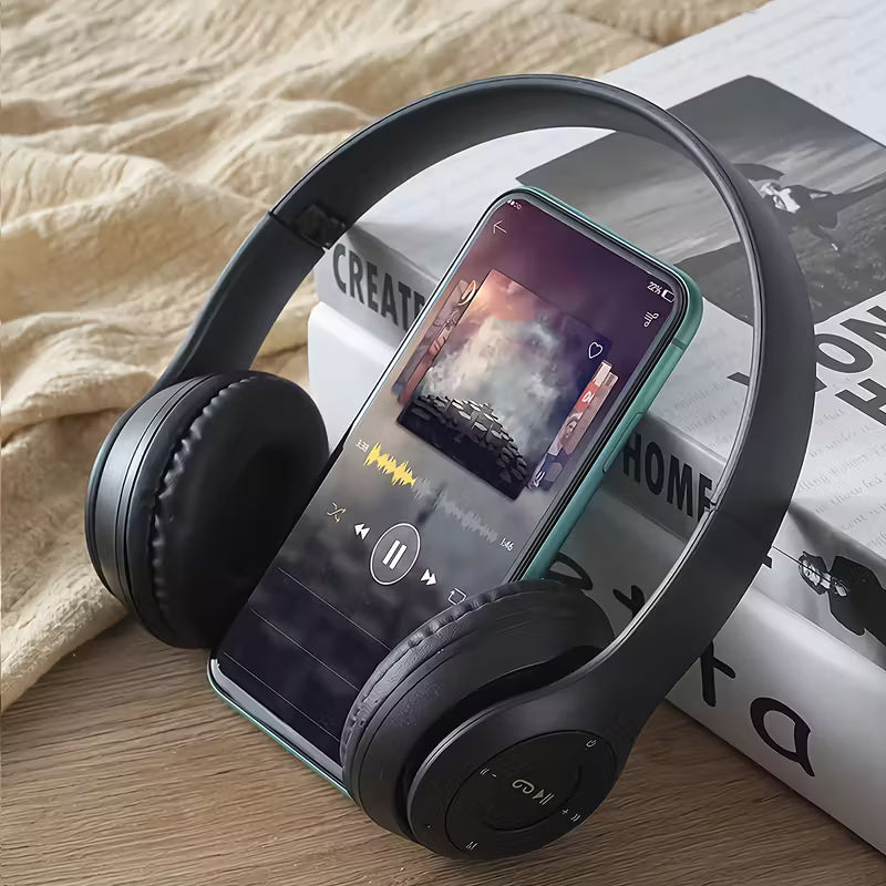 GENAI Wireless Over-Ear Headphones - Foldable, High Fidelity Audio - TJRP9DZ